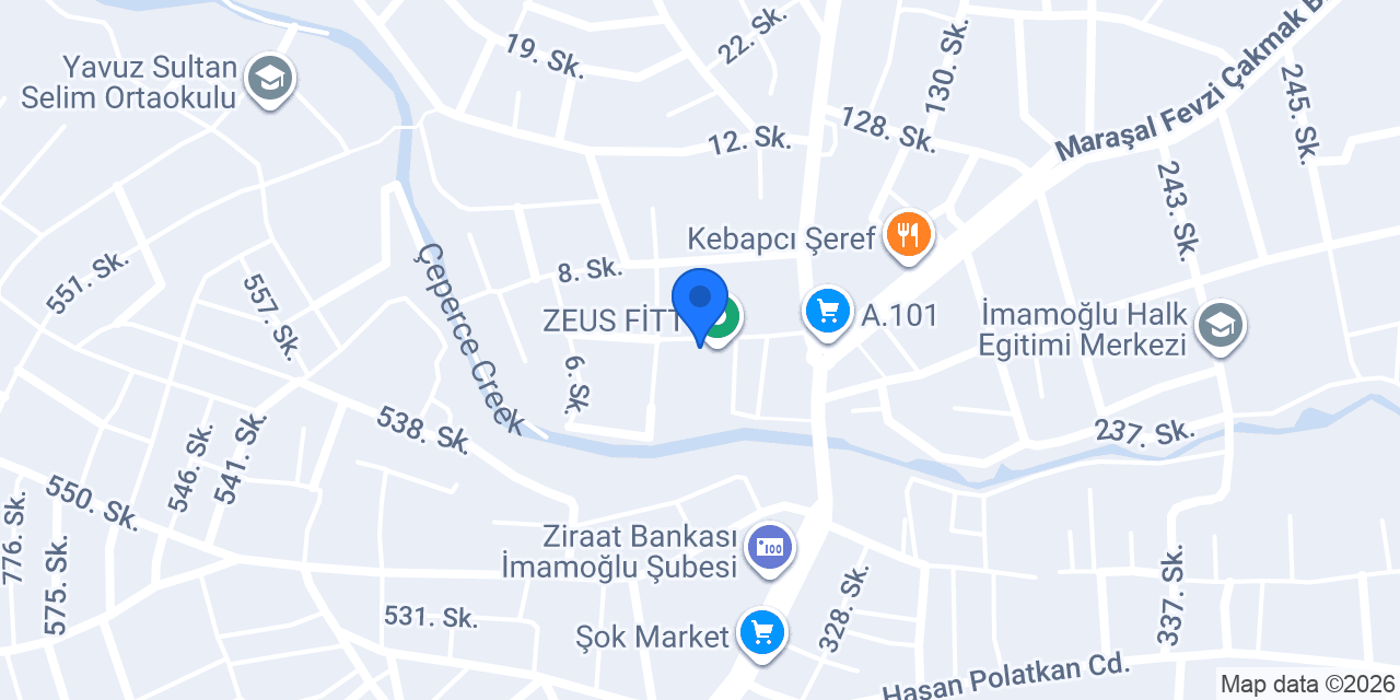 Diş Hekimi Özge Füsun MESUTOĞLU konumu