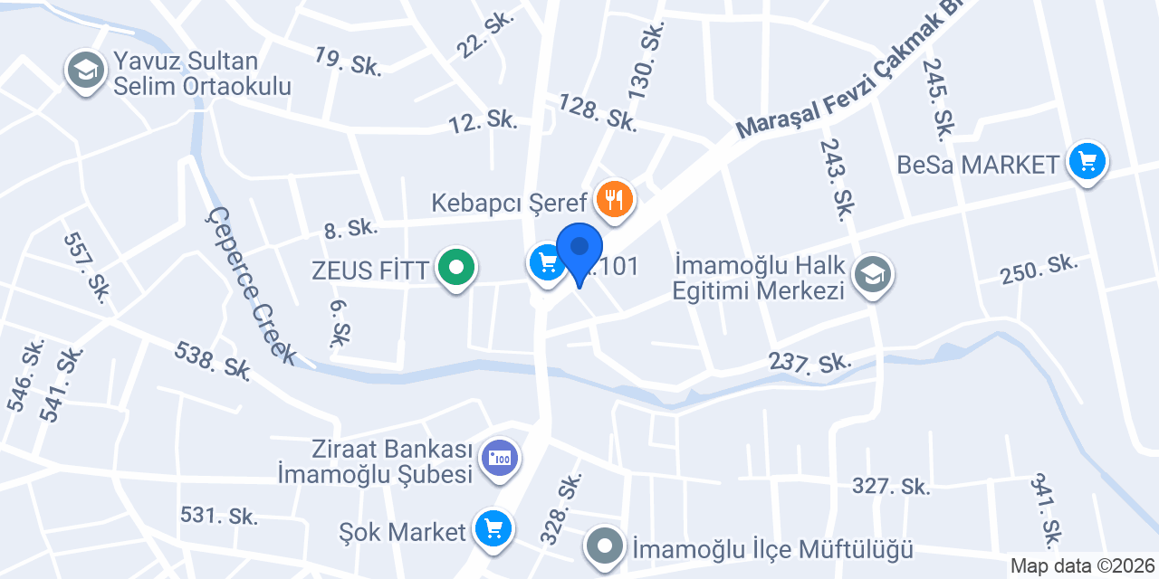Gözde erkek kuaförü konumu