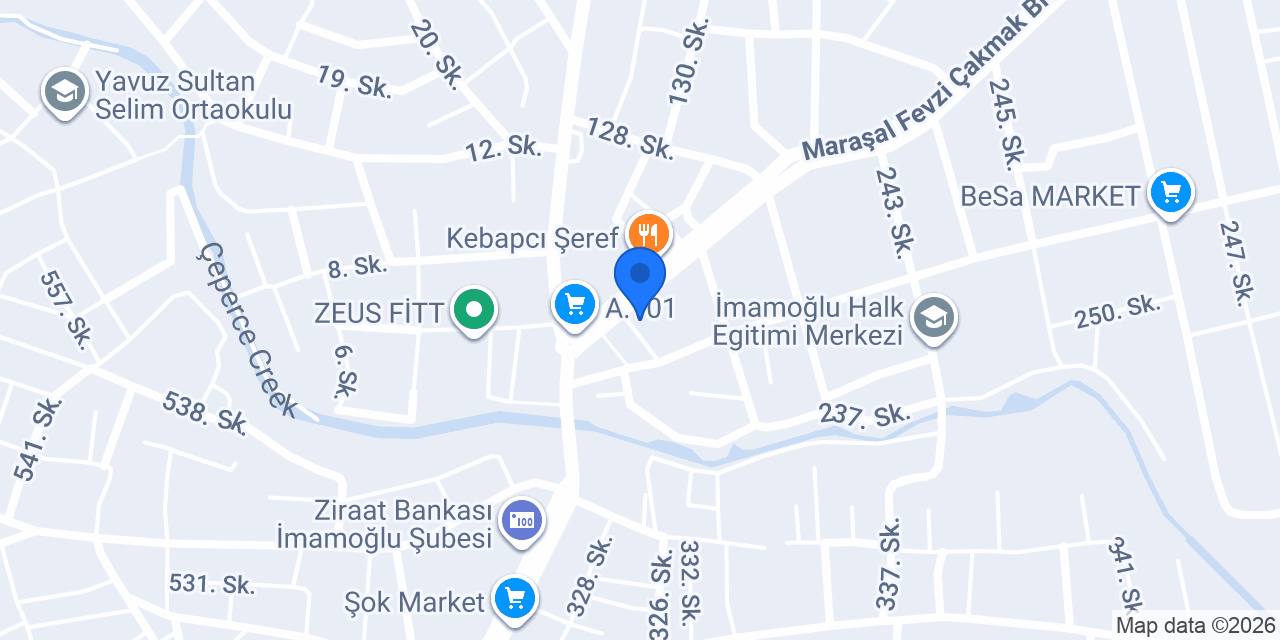 İŞLER KİTABEVLERİ İMAMOĞLU ŞUBE konumu