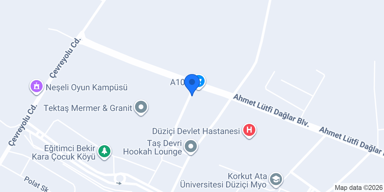 Karalar dikim evi ve perde konumu