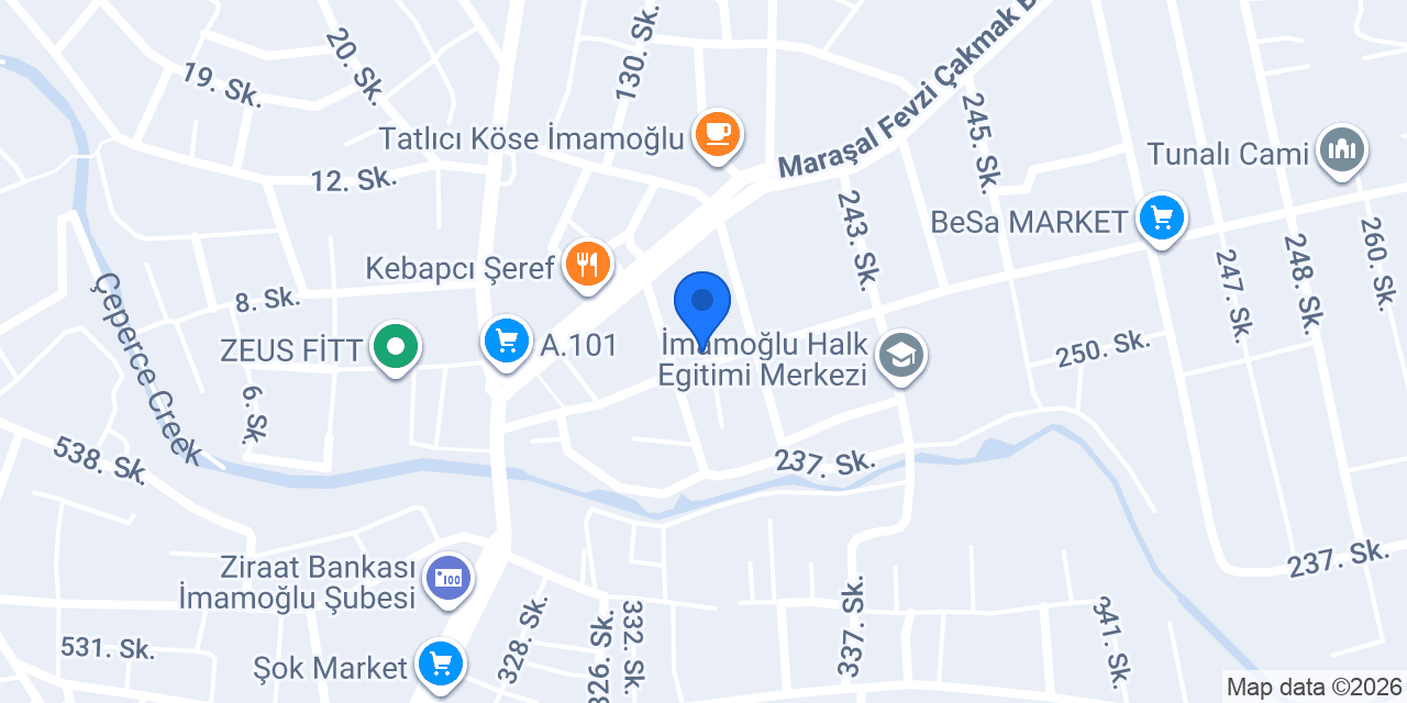 Menemencioğlu Ekmek Fırını konumu