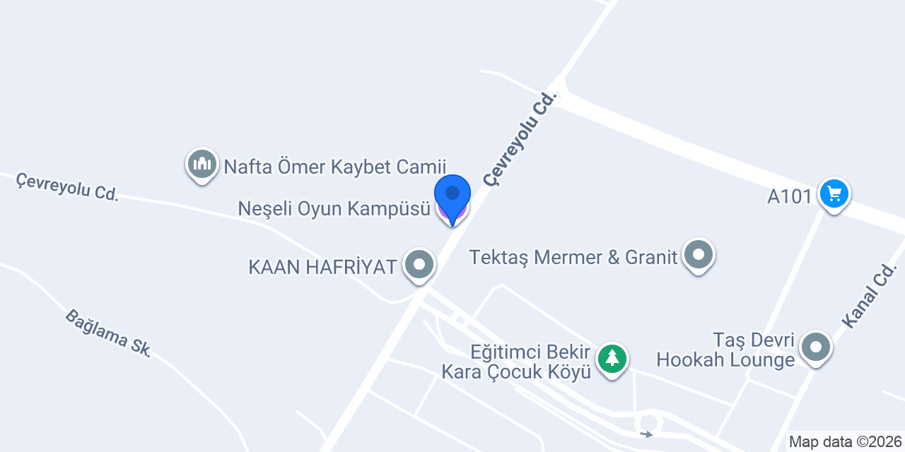 Neşeli Oyun Kampüsü konumu