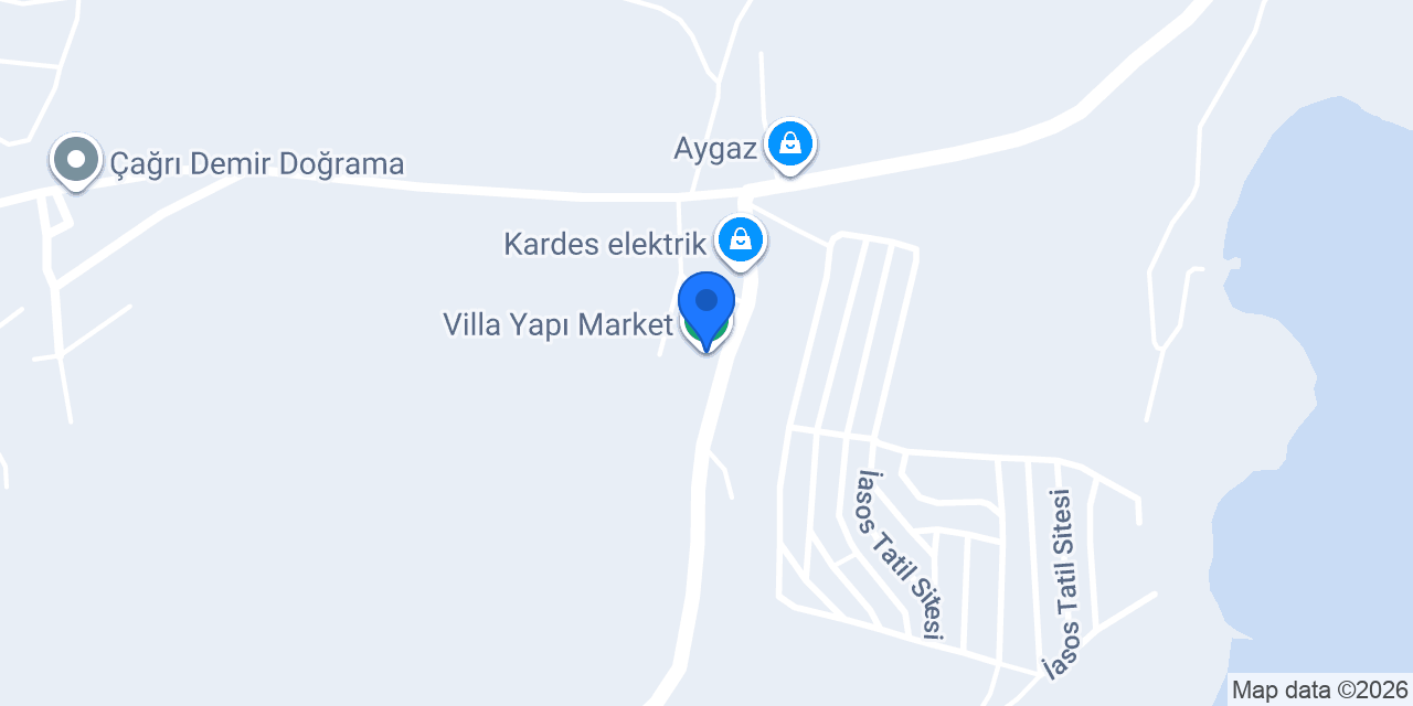 Villa Yapı Market konumu