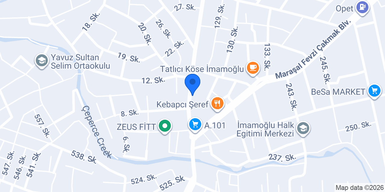 Kardeşler Mobilya konumu