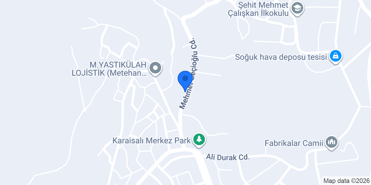Karaisalı Merkez 2 nolu ASM konumu