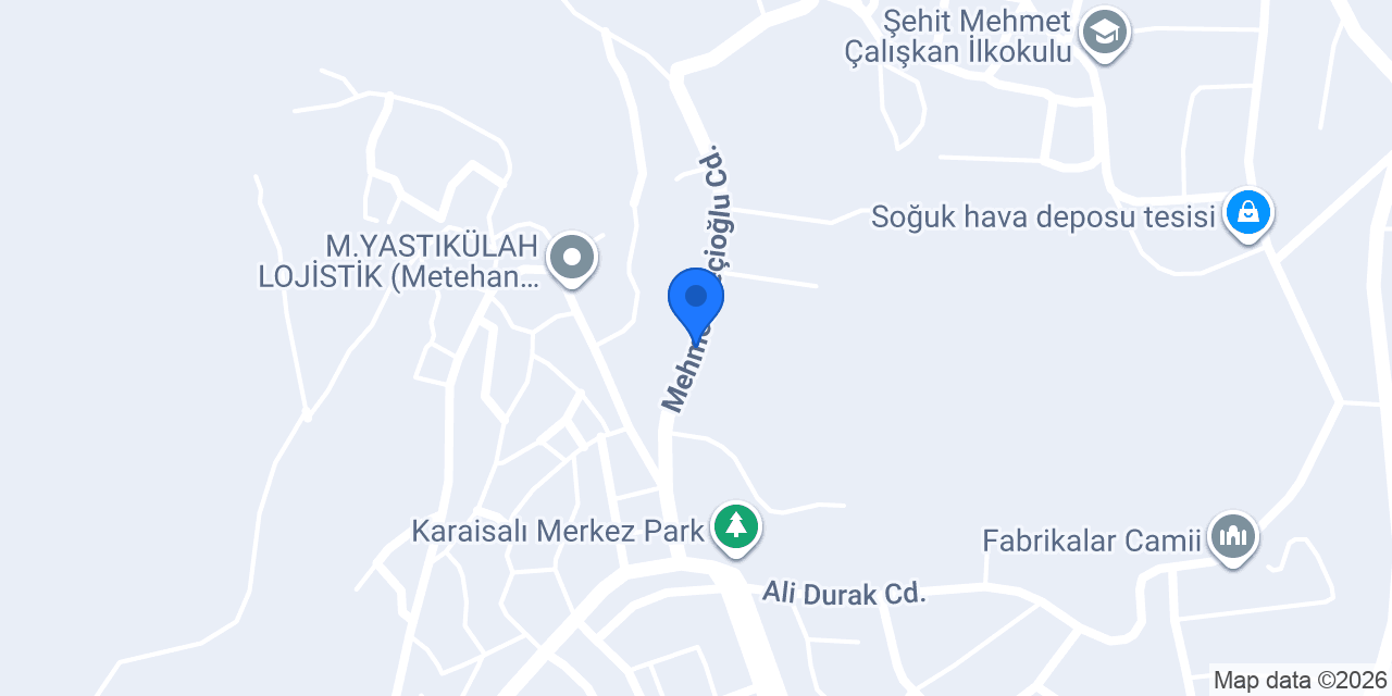 Karaisali İlçe Emniyet Amirliği konumu
