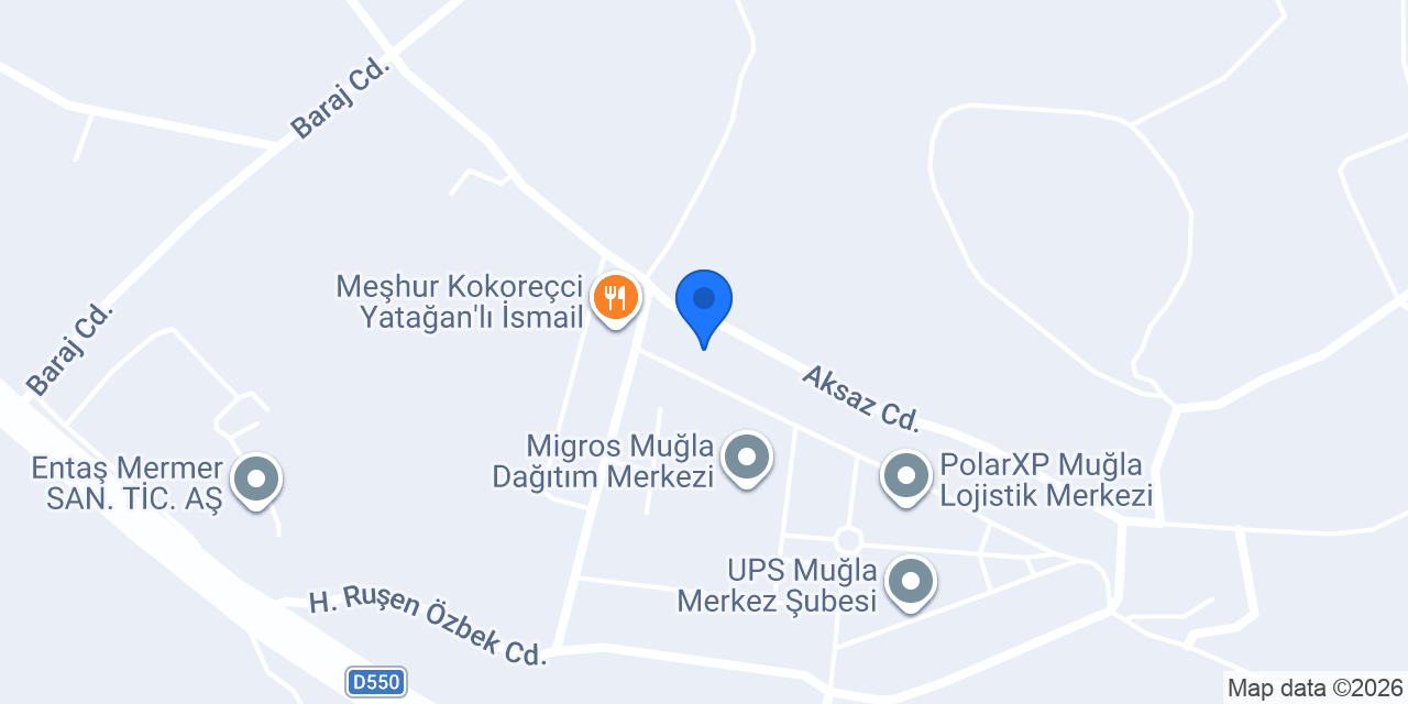 Mavisafir Çamaşırhanesi - Muğla Şube konumu