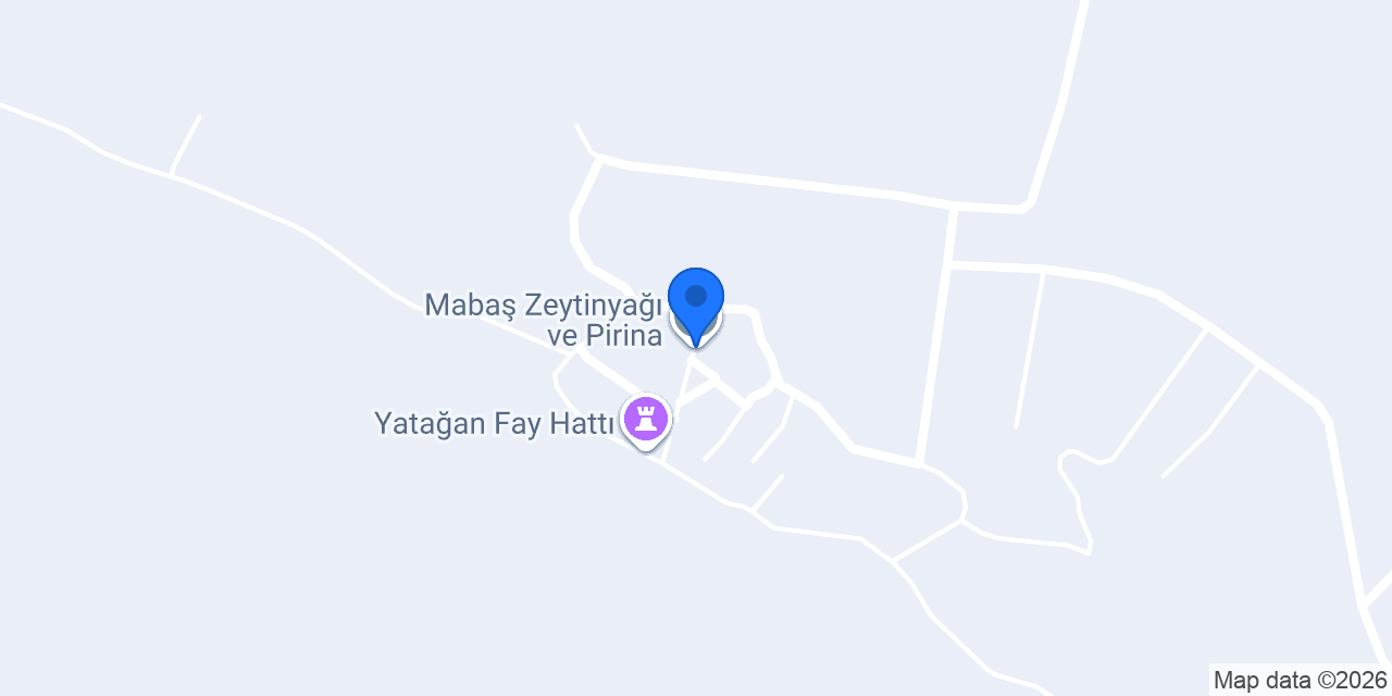 Mabaş Zeytinyağı ve Pirina konumu