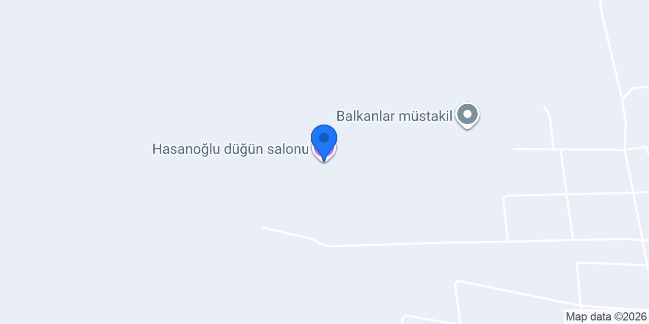 Hasanoğlu düğün salonu konumu