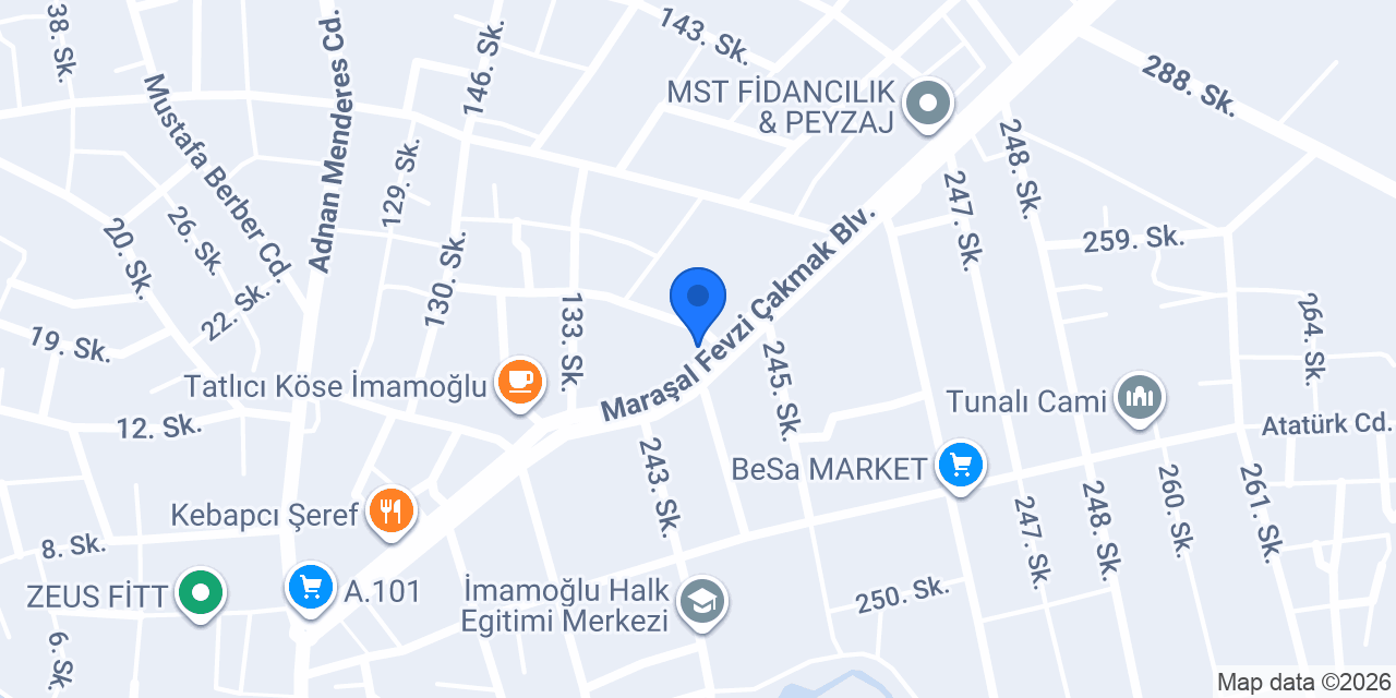 TÜGVA İMAMOĞLU TEMSİLCİĞİ konumu