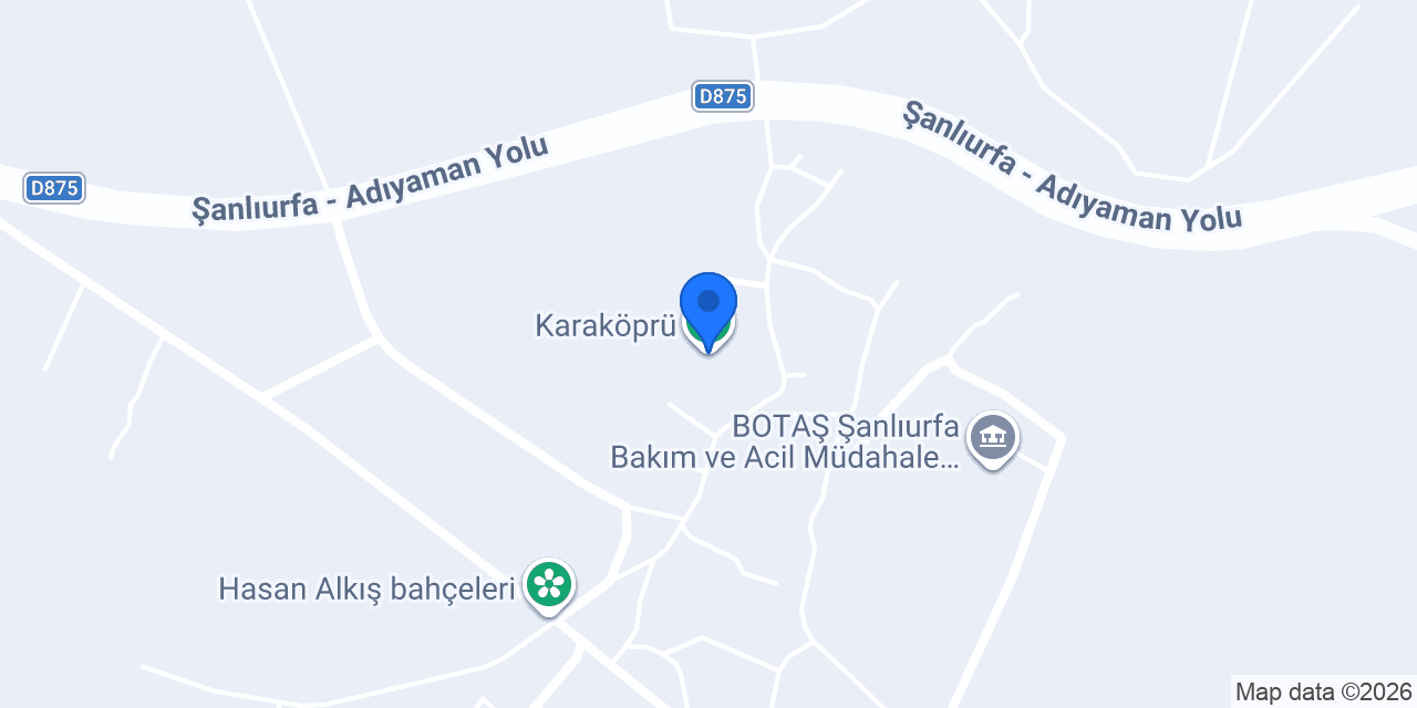 Karaköprü konumu