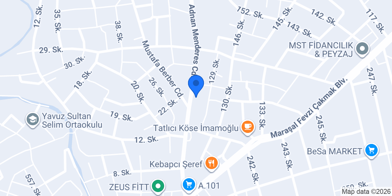 Baba oğul pide ve lahmacun salonu konumu