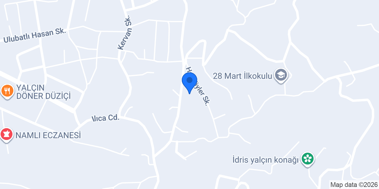 28 Mart İlkokulu konumu