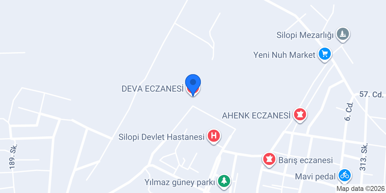 DEVA ECZANESİ konumu