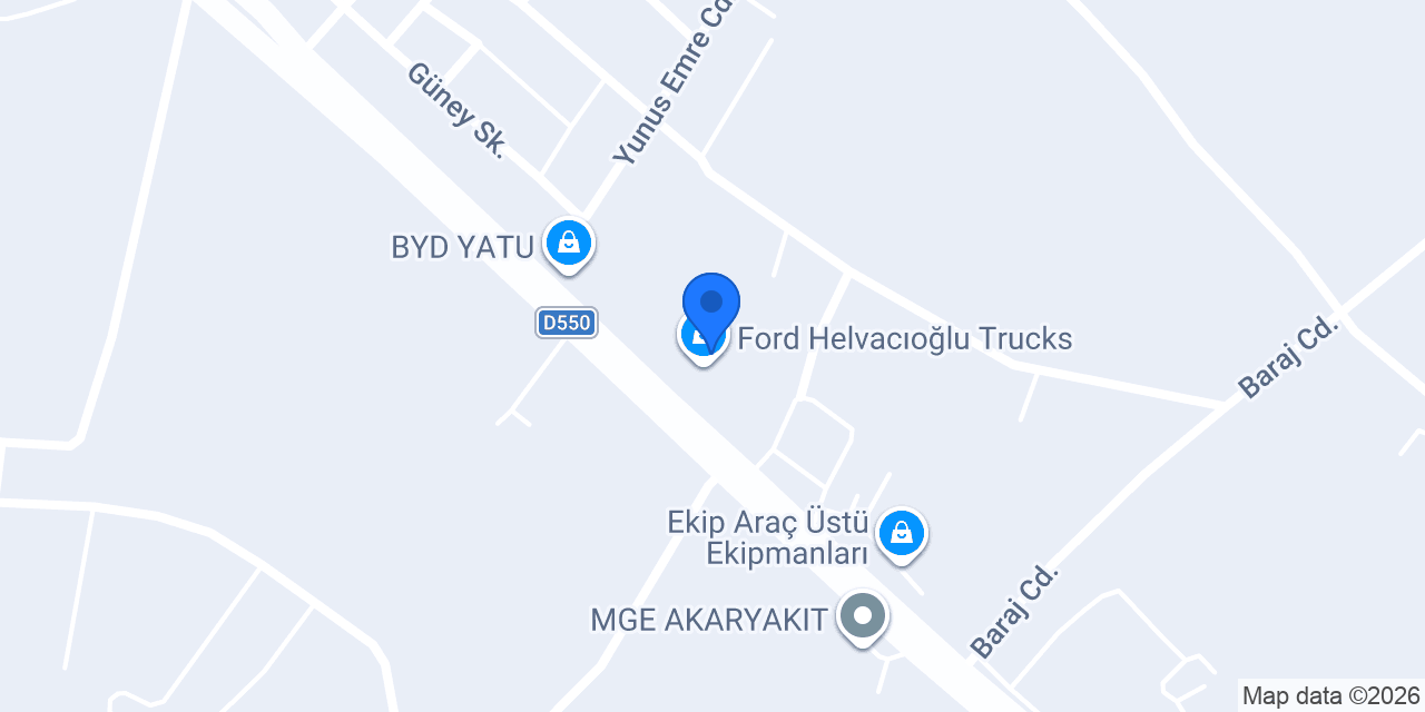 Ford Helvacıoğlu Trucks konumu