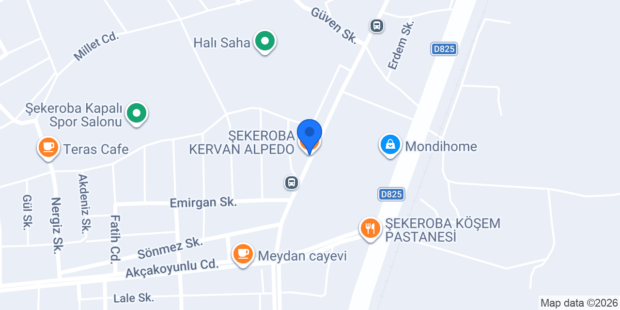 ŞEKEROBA KERVAN ALPEDO konumu