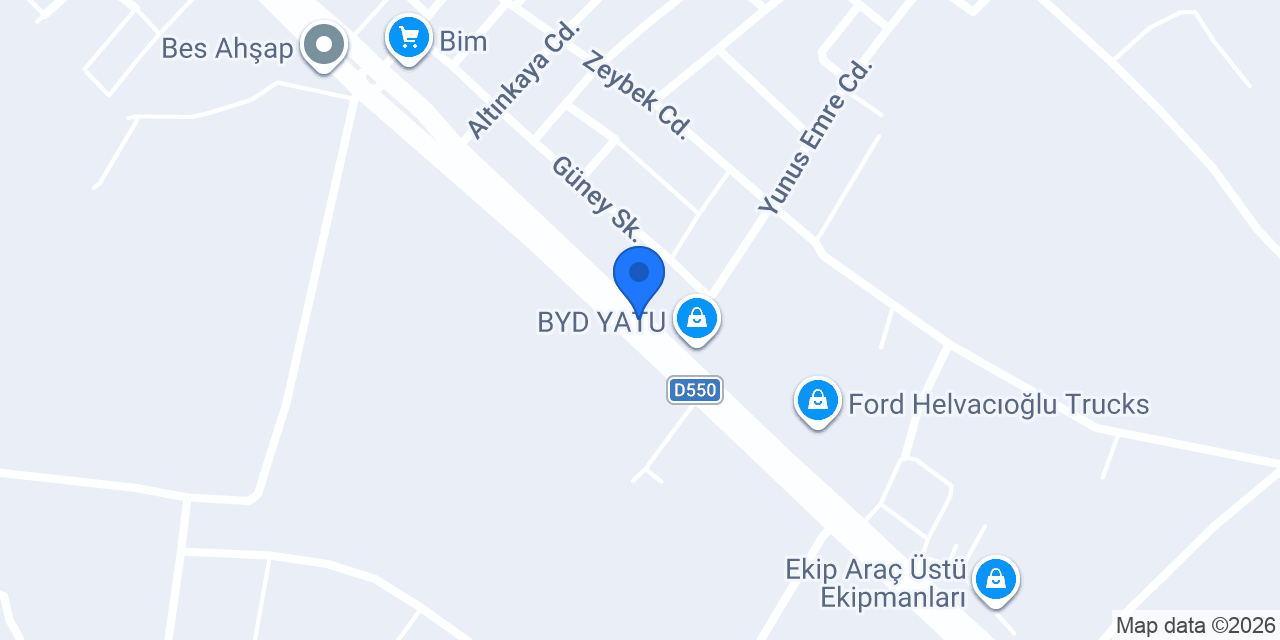 Bozüyük İlkokulu konumu