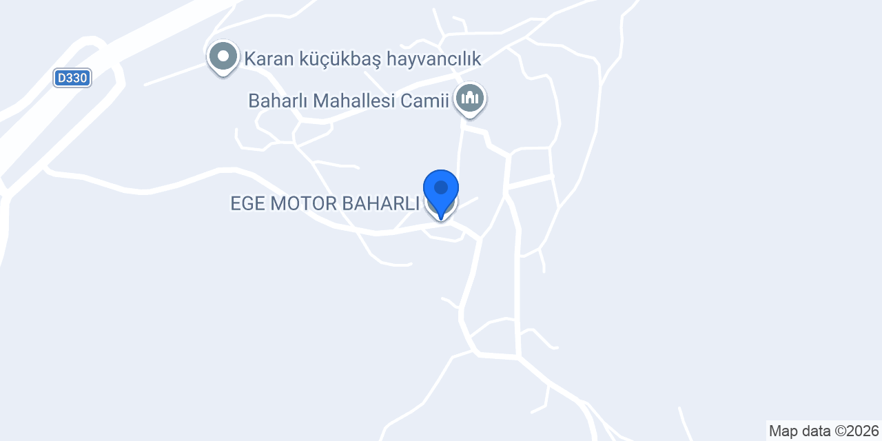 EGE MOTOR BAHARLI konumu