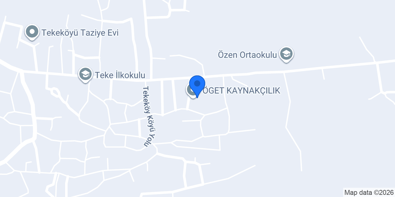 ÖGET KAYNAKÇILIK konumu