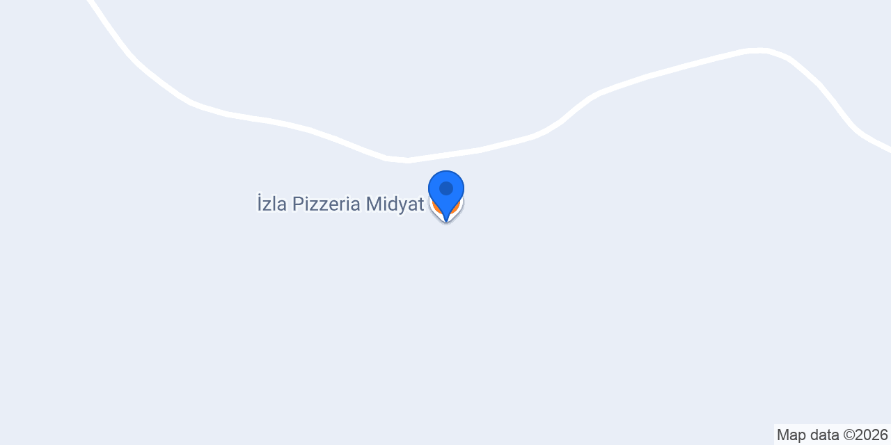 İzla Pizzeria Midyat konumu