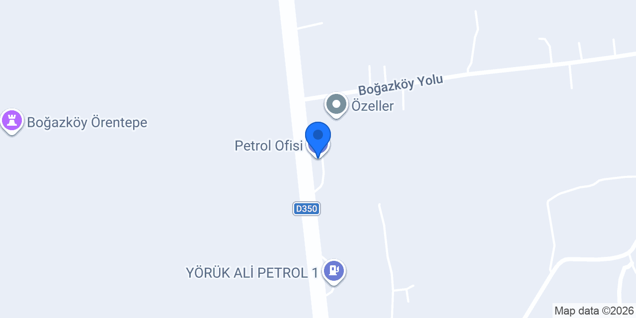 Petrol Ofisi konumu