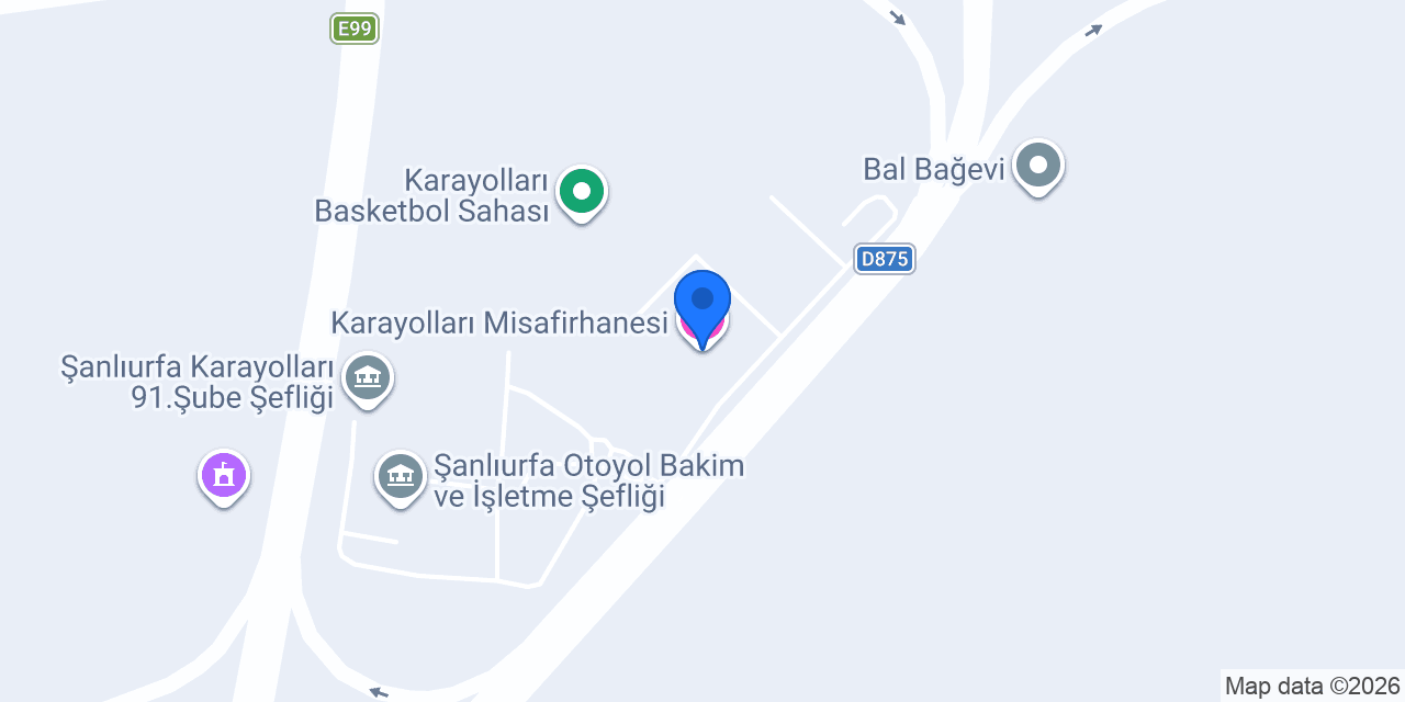 Karayolları Misafirhanesi konumu