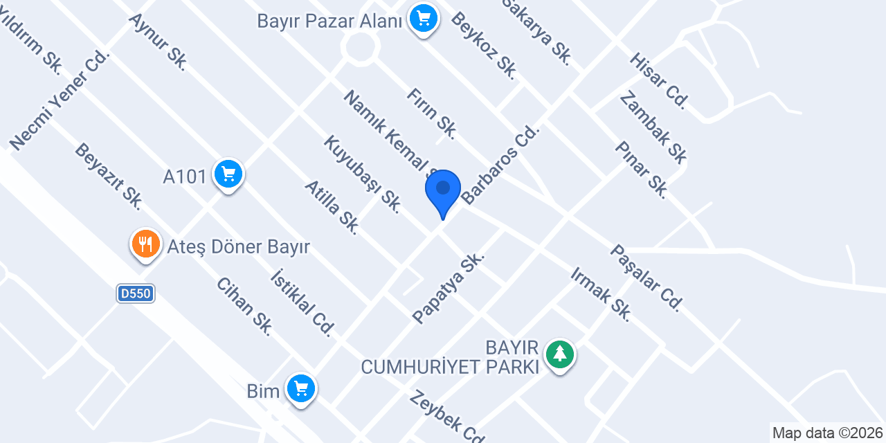 Çağrı Bayır Eczanesi konumu