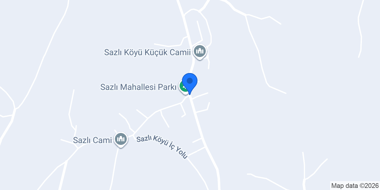 Sazlı Köyü Muhtarlığı konumu
