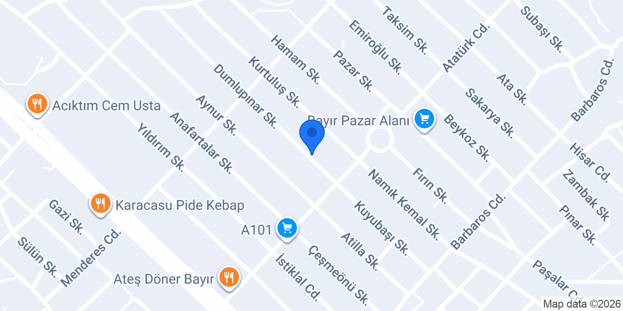 CK Kuaför Salonu konumu