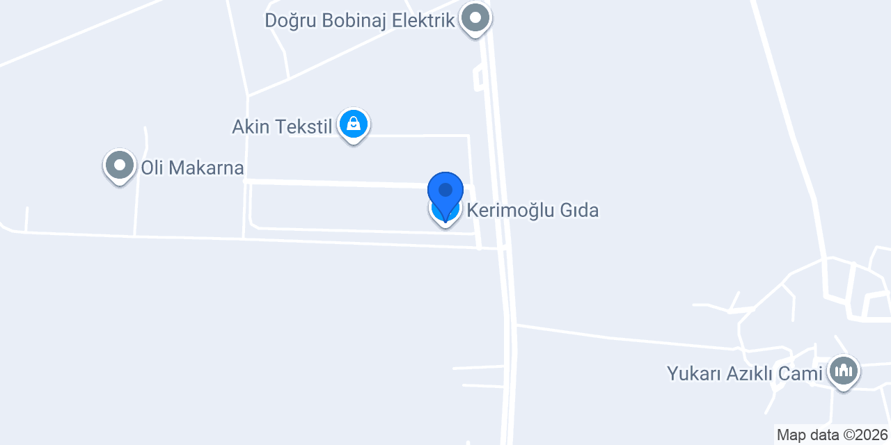 Kerimoğlu Gıda konumu
