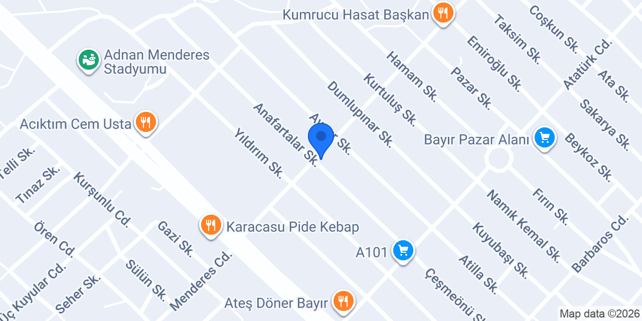 Diş Hekimi Ecenur Yılmaz konumu