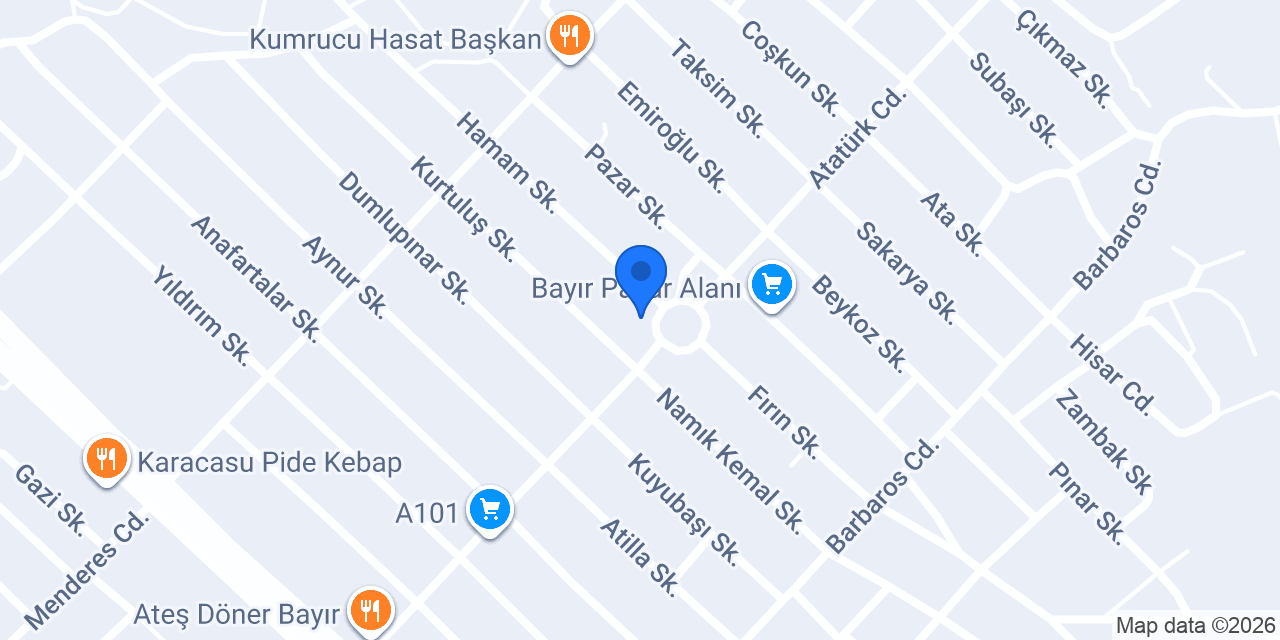 Bayır Belediyesi konumu