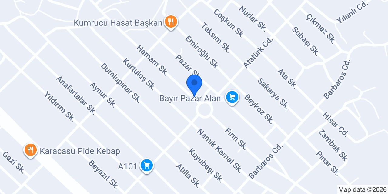 Feridun Ustanın Yeri Bayır konumu