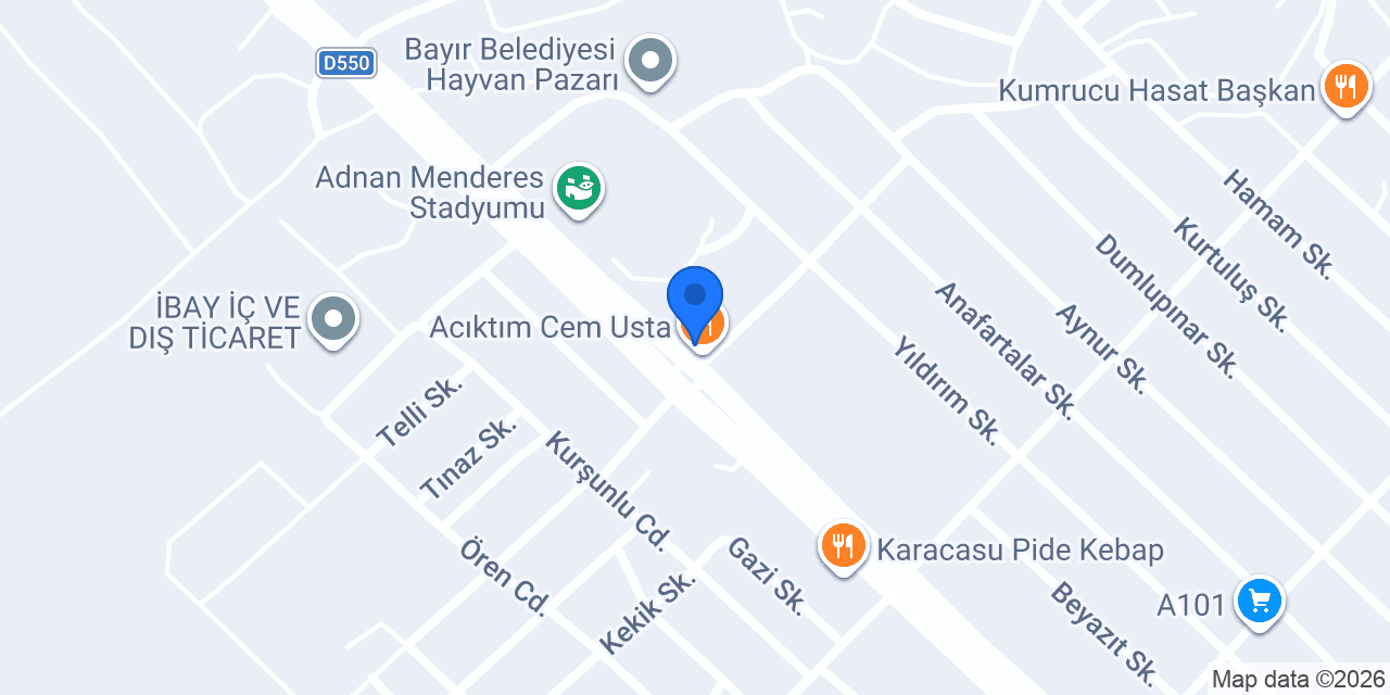 Acıktım Cem Usta konumu