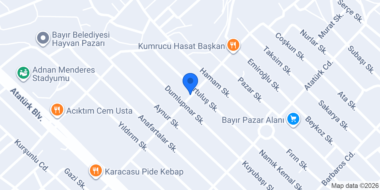 DOĞUKAR ENDÜSTRİYEL MUTFAK VE SOĞUTMA konumu
