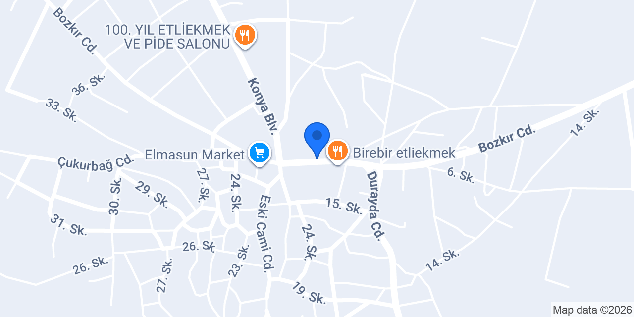 Güneybağ İlkokulu konumu