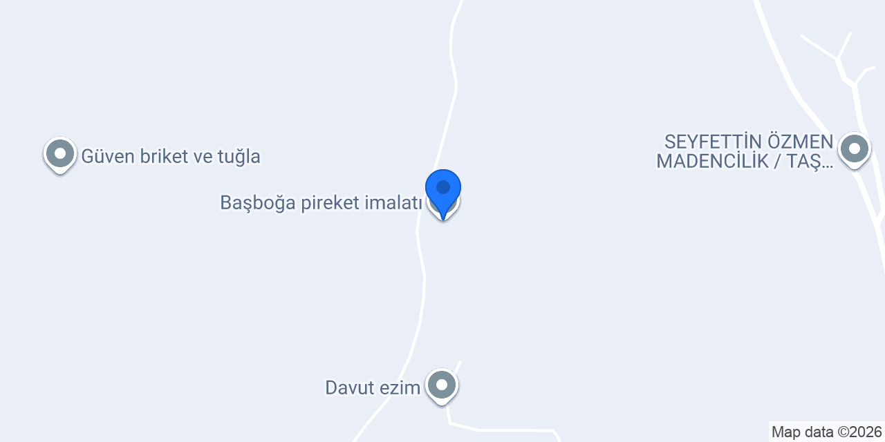 Başboğa pireket imalatı konumu