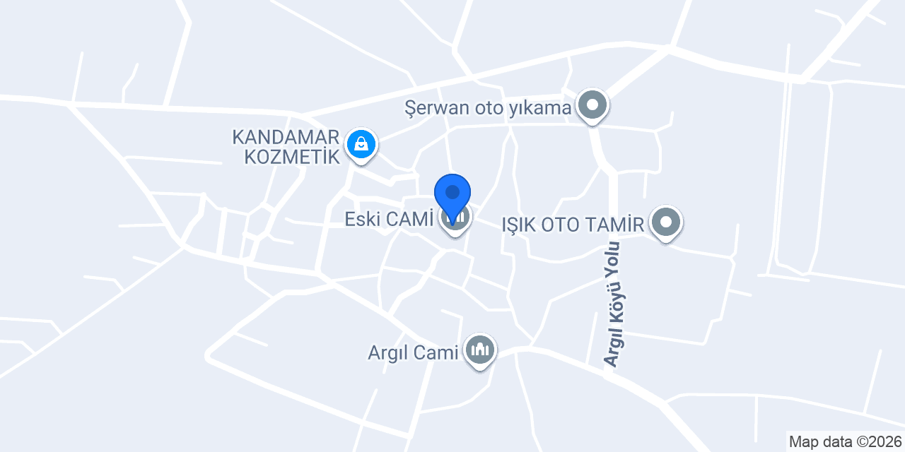 Ptt-argıl Şubesi konumu