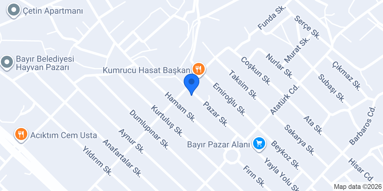 KONFOR DÖŞEME konumu