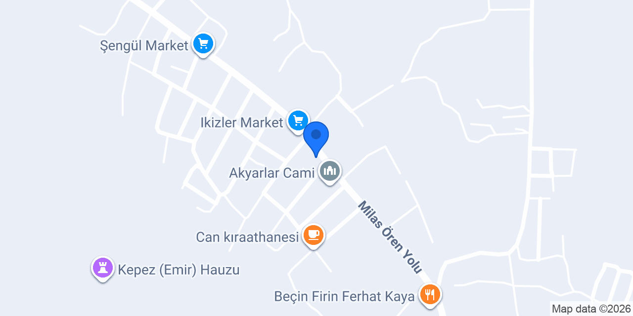 CHARTİS BÜTÜNLER SİGORTA MİLAS konumu