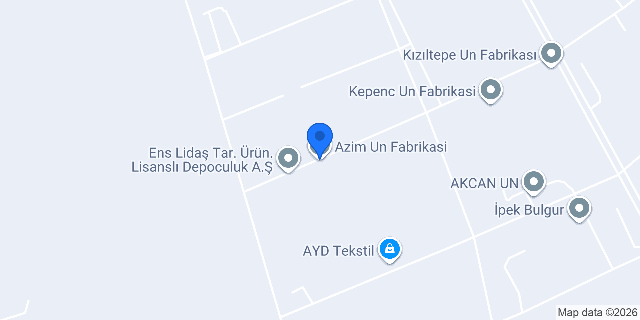 Azim Un Fabrikasi konumu