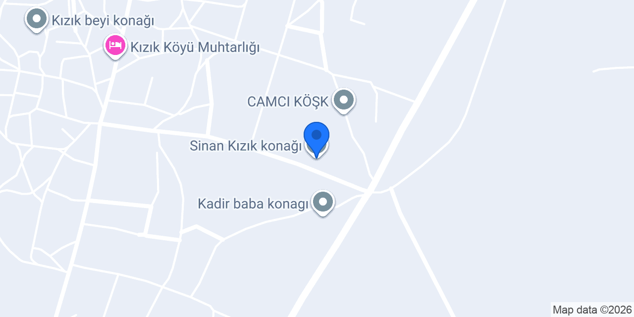 Sinan Kızık konağı konumu