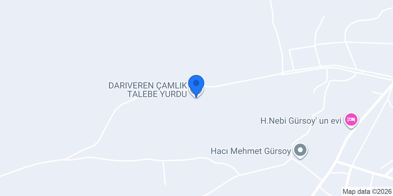 DARIVEREN ÇAMLIK TALEBE YURDU konumu