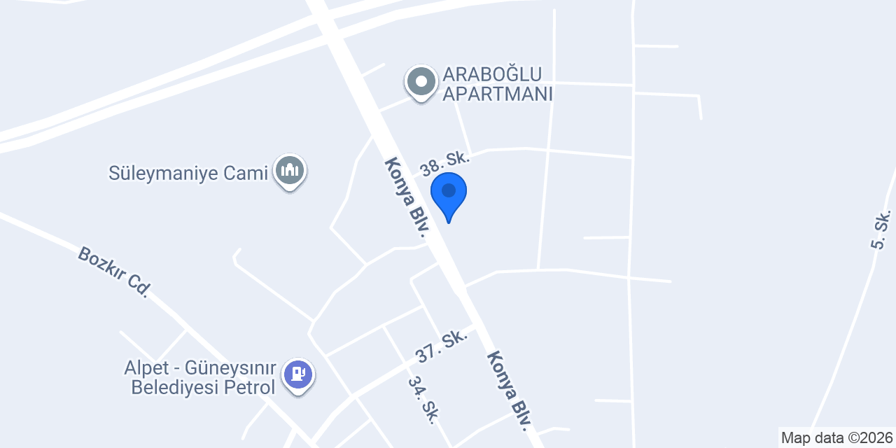 Melek Bayan kuaförü konumu