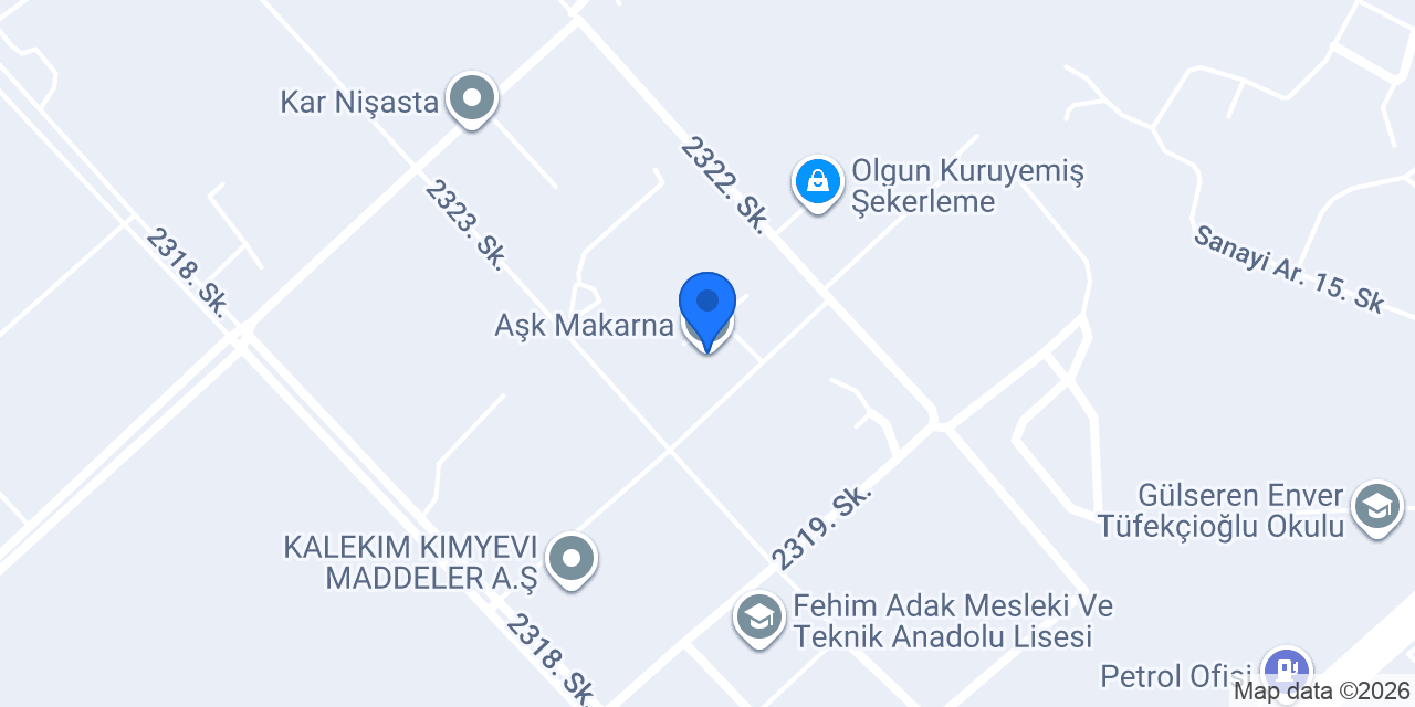 Aşk Makarna konumu