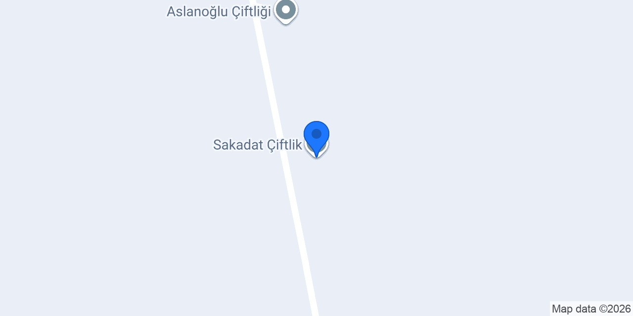 Sakadat Çiftlik konumu