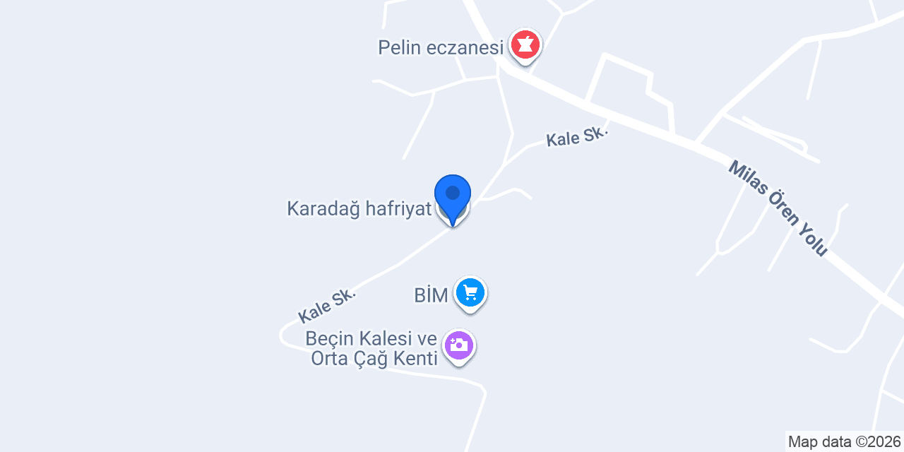 Karadağ hafriyat konumu