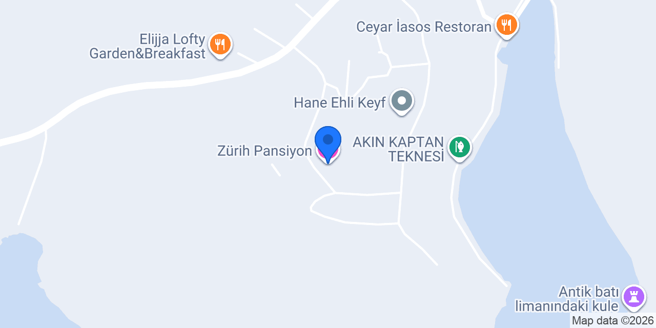 Zürih Pansiyon konumu