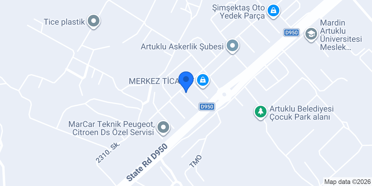 Marteknik Otogaz konumu