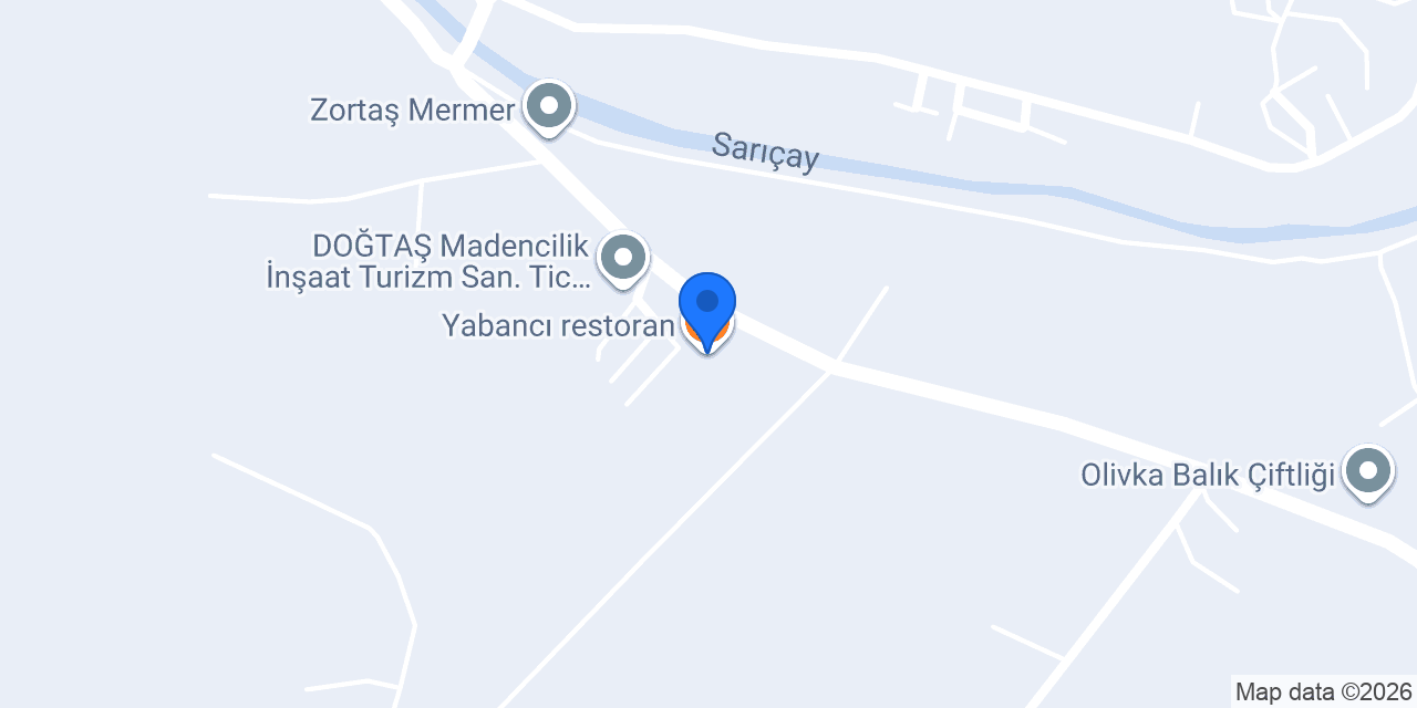 Yabancı restoran konumu